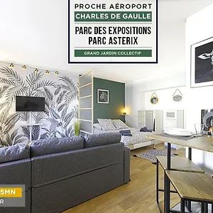 ****jungle Chic/aéroport Cdg Paris/parc Asterix/parc Des Expositions/paris**** Gonesse